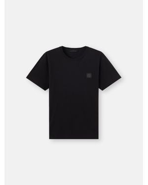 Stone Island 2100035 Organic Cotton Jersey Crepe S. I. Ghost - Black