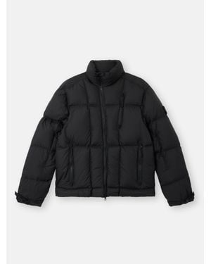 Stone Island 4100017 Seam Faded Light Nylon Tela - Black