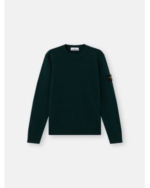 Stone Island 5100021 Light Rws Geelong Wool, Homme, Taille - Vert