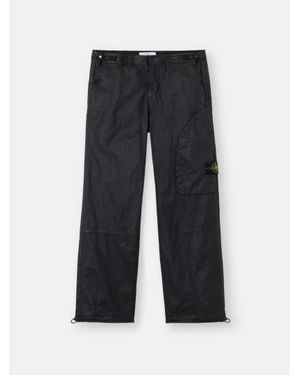 Stone Island 3100010 Organic Look Nylon Panama-Tc - Nero