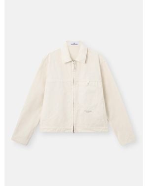 Stone Island 4100074 Slub Cotton Batavia-Tc S. I. Marina - Natural