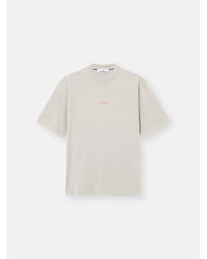Stone Island 2100001 Combed Organic Cotton Jersey - White