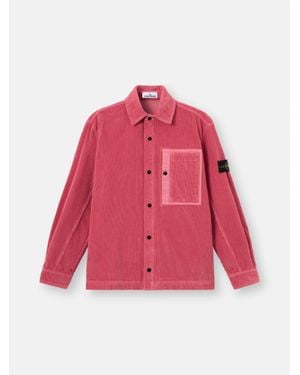 Stone Island 1200016 Organic Cotton Corduroy 800 - Red