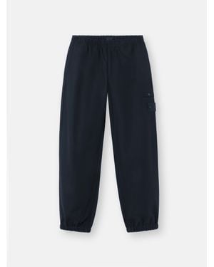Stone Island 3100024 Wool Nylon Flannel S. I. Ghost - Blue