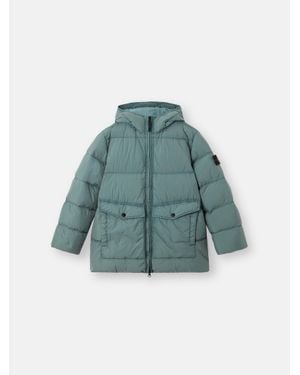 Stone Island 4100012 Garment Dyed Crinkle Reps Ny - Blau