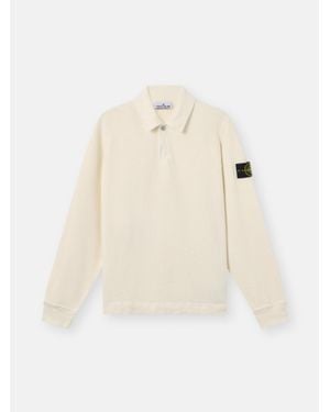 Stone Island 6100054 Vanisé Brushed Heavy Cotton Jersey - Neutro