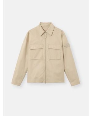 Stone Island 1200018 All-Weather Cotton Canvas S. I. Ghost - Natural