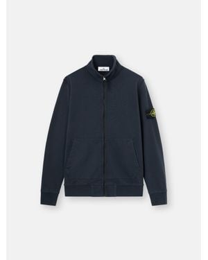 Stone Island 6100063 Organic Cotton Fleece - Blue