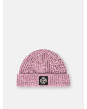 Stone Island N100014 Fancy Yarn Mouliné Wool - Rosa