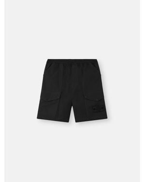 Stone Island L100004 All-Weather Cotton Canvas S. I. Ghost - Black
