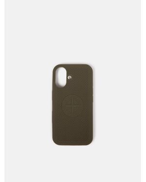 Stone Island 9500006 Rubberised Silicone - White