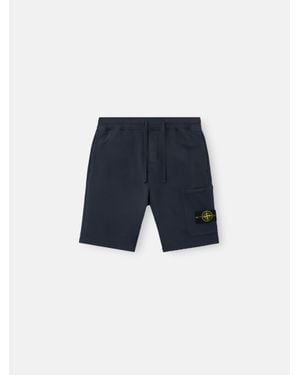 Stone Island 64651 Cotton Fleece - Blue