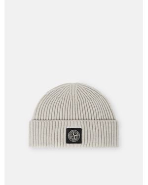 Stone Island N100002 Full Rib Rws Wool - White