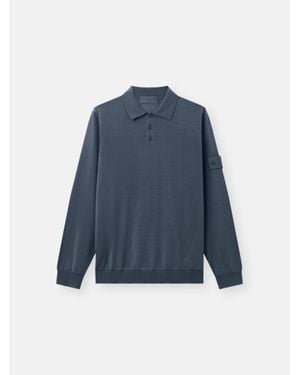 Stone Island 5100076 Light Pure Rws Wool S. I. Ghost - Blue