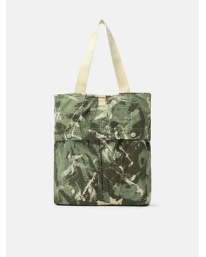 Stone Island 9200018 Scan Camo On Stretch Ripstop-Ovd - Grün