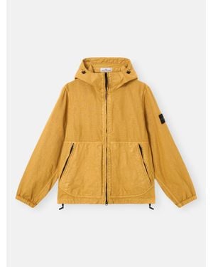 Stone Island 4100053 Organic-Look Nylon Panama-Tc - Yellow
