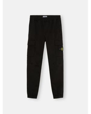 Stone Island 30812 Stretch Organic Cotton Satin - Nero