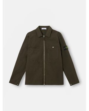 Stone Island 1200012 Mil-Spec Stretch Ripstop-Tc - Verde