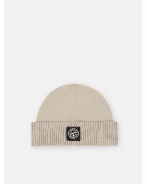 Stone Island N100007 Plush Stitch Stretch Rws Wool - Natur