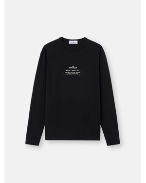 Stone Island 2100003 Organic Cotton Jersey - Black