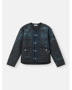 Stone Island Nylon Reps-Tc Corrosion Treatment Quilted Jacke in