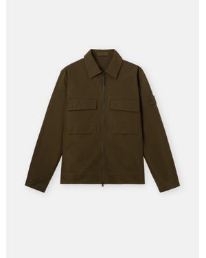 Stone Island 1200018 All-Weather Cotton Canvas S. I. Ghost - Green