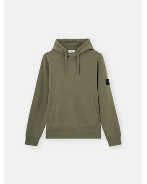 Stone Island 6100062 Organic Cotton Fleece - Green