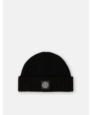 Stone Island N100002 Full Rib Rws Wool - Schwarz
