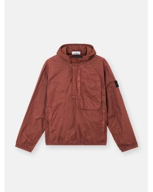 Stone Island 1200009 Organic Look Nylon Panama-Tc - Red