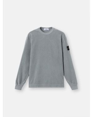 Stone Island 6100030 Jersey Corduroy - Gris