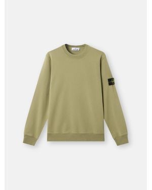 Stone Island 6100060 Organic Cotton Fleece - Green