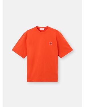 Stone Island 2100025 Combed Organic Cotton Jersey - Red