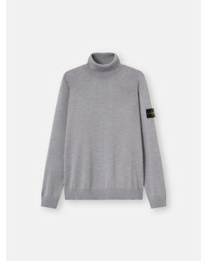 Stone Island 5100025 Light Pure Rws Wool - Grau