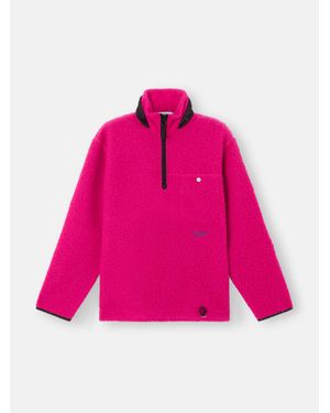 Stone Island 6100025 Ratteen Wool Poly Fleece Marina - Pink