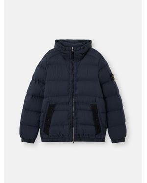Stone Island 4100040 Seamless Tunnel Nylon Down-Tc - Blu