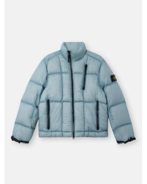Stone Island 4100017 Seam Faded Light Nylon Tela - Blue