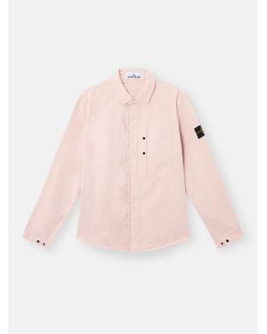 Stone Island 1200033 Supima Cotton Twill Stretch-Tc - Rosa