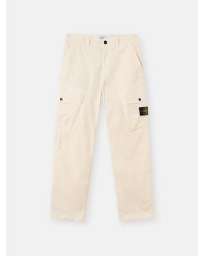 Stone Island 3100003 Stretch Organic Cotton Twill - Natural