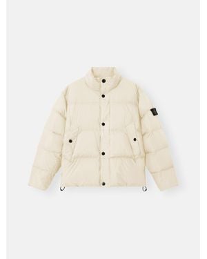 Stone Island 4100109 Crinkle Reps Ny - Natural