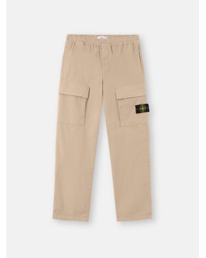 Stone Island 3100020 Stretch Organic Cotton Twill - Natural