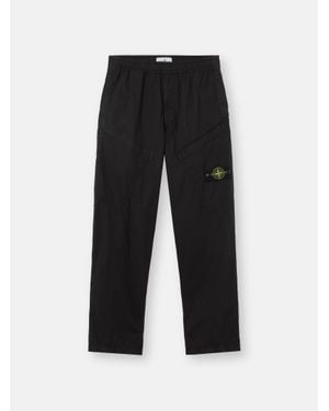 Stone Island 3100006 Stretch Cotton Tela 'Paracadute' - Black
