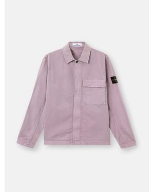 Stone Island 1200013 Stretch Organic Cotton Twill - Purple