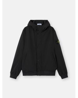 Stone Island 4100118 Light Soft Shell-R E. Dye Technology - Black