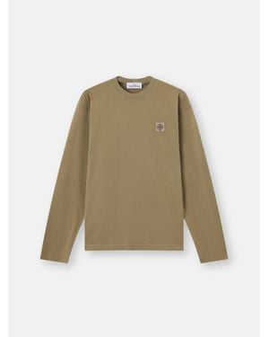 Stone Island 2100007 Organic Cotton Jersey - Natural