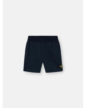Stone Island 5200002 Compact Rib Organic Cotton Nylon - Blue