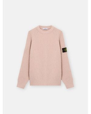 Stone Island 5100001 Full Rib Cotton Bouclé - Pink