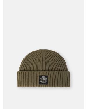 Stone Island N100002 Full Rib Rws Wool - Green
