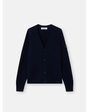 Stone Island 5100046 Baby Alpaca Blend - Blue