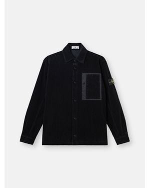Stone Island 1200016 Organic Cotton Corduroy 800 - Black