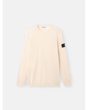 Stone Island 5100071 Light Pure Rws Wool - Natural